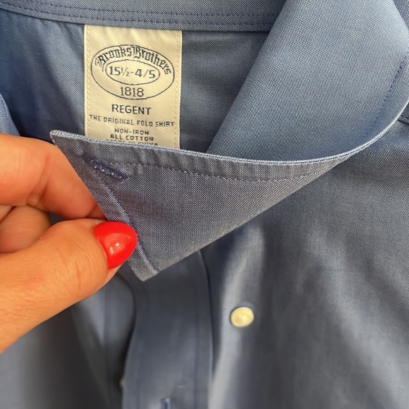 Brooks brothers 1818 Regent the original polo shirt slim fit non iron all cotton - Picture 15 of 16
